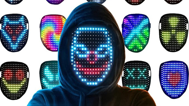 Mr. Pang LED Light Up Mask with Gesture Sensing