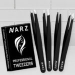 NARZ 4Pcs Professional Tweezers