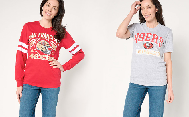 NFL Officially Licensed Short Long Sleeve T Shirts