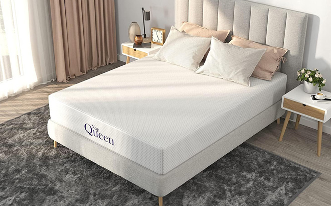 NapQueen 6 Inch Full Charcoal Memory Foam Mattress