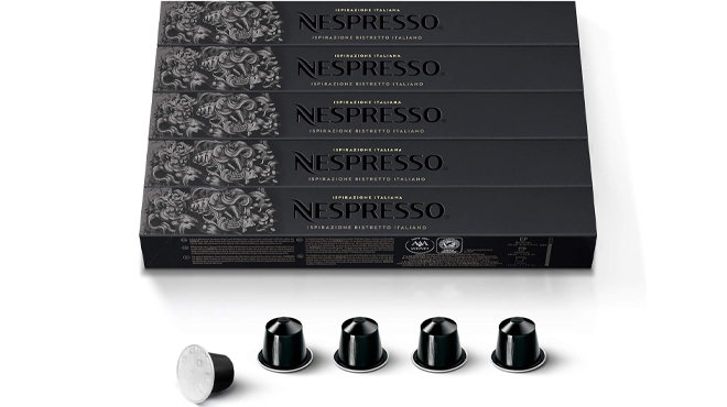 Nespresso Capsules Original Line Ristretto Intenso 50 Count