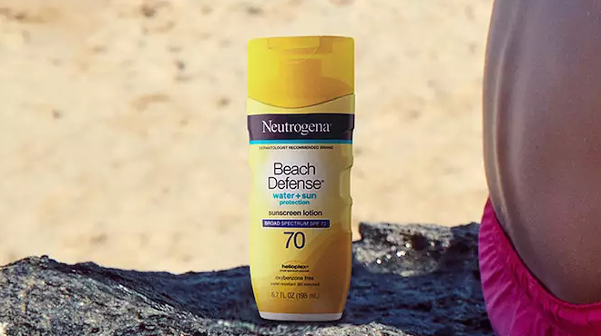 Neutrogena Beach Defense Oil Free Sunscreen Lotion SPF 70