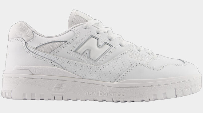 New Balance 550 Mens Shoe in White Color