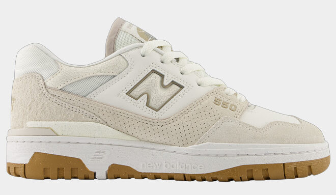 New Balance 550 Womens Shoe in Beige Color