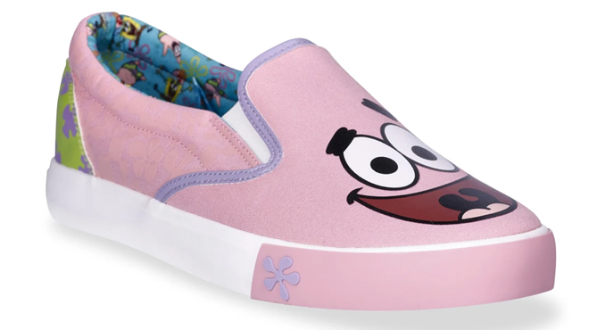 Nickelodeon SpongeBob Womens Slip on Sneakers