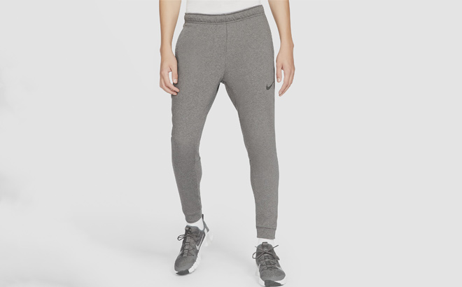 Nike Dry Mens Dri FIT Taper Fitness Fleece Pants