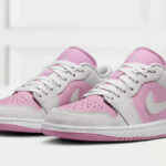 Nike Jordan AJ 1 Low Womens Shoes on the Table