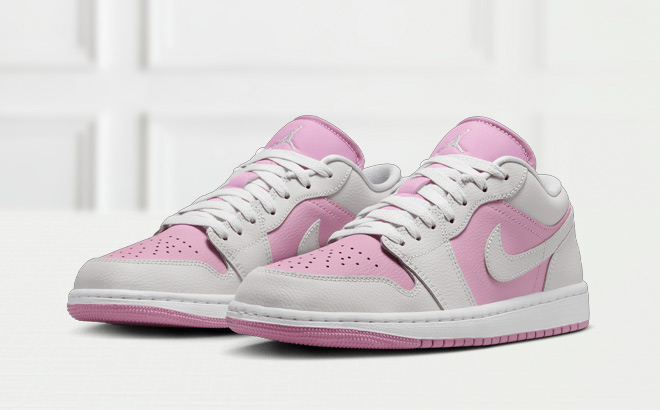 Nike Jordan AJ 1 Low Womens Shoes on the Table