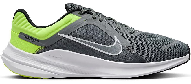 Nike Quest 5 Mens Road Running Shoes in Gray