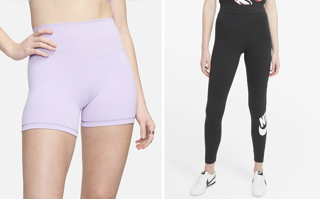 Nike Sportswear Essential Womens High Waisted Logo Leggings