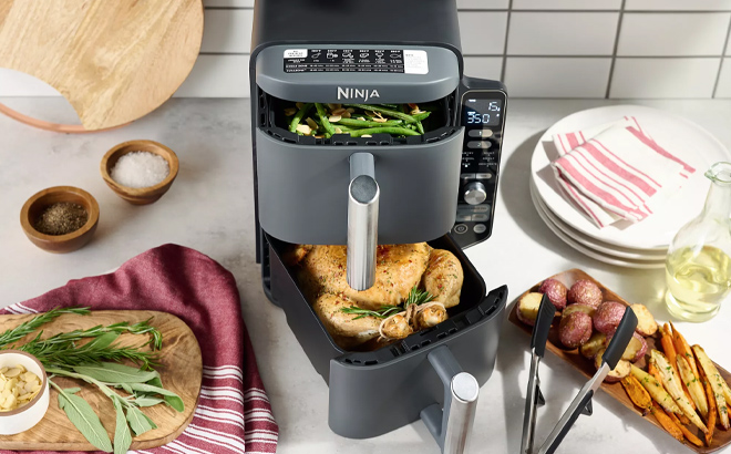 Ninja DoubleStack 10 Quart 6 in 1 Air Fryer