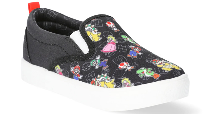 Nintendo Kids Super Mario Slip On Shoes