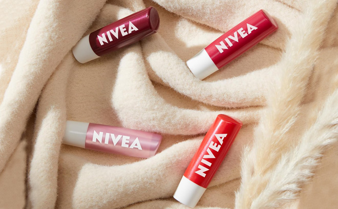 Nivea Lip Care 4 pack