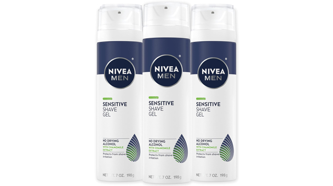 Nivea Men Sensitive Shave Gel 3 Pack