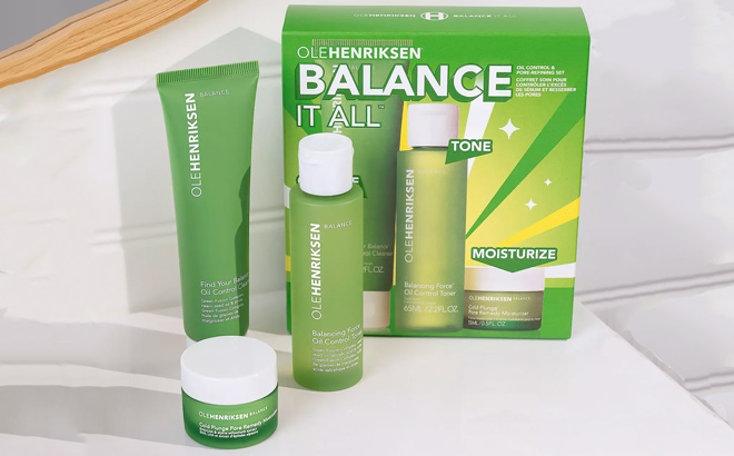 OLEHENRIKSEN Balance It All Oil Control Pore Refining Set