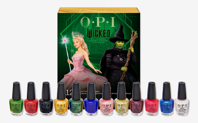 OPI x Wicked Nail Lacquer 12 Piece Mini Pack