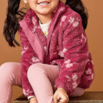 Okie Dokie Girls Fleece Sherpa Jacket