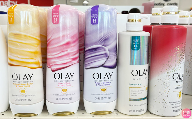 Olay Products on a Store Shelf