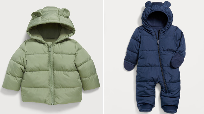 Old Navy Baby Water Resistant Jacket and Snowsuit