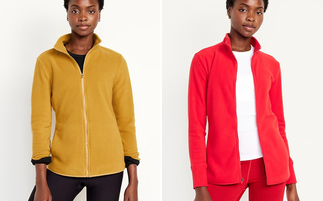 Old Navy Microfleece Full Zip Jackets