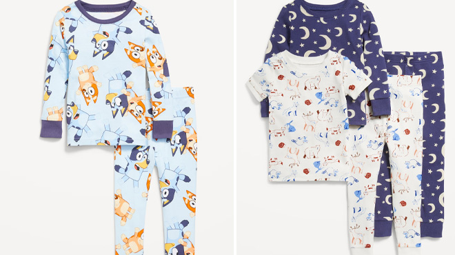 Old Navy Toddler Baby Bluey and 4 Piece Pajama Set