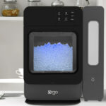 Orgo The Sonic Countertop Nugget Ice Maker in Black Color