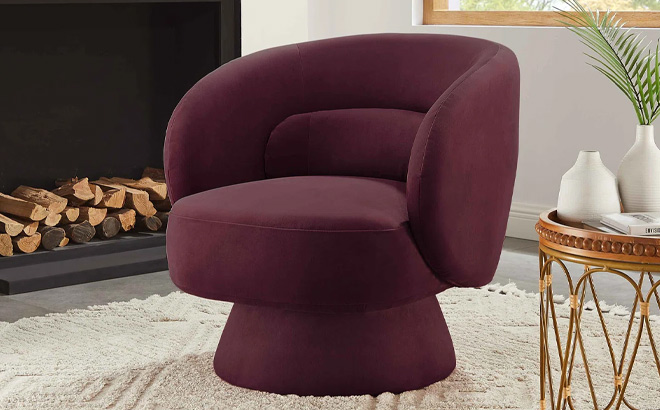 Orren Ellis Modern Style Swivel Accent Chair