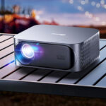 Outdoor Projector with Wifi 6 and Bluetooth