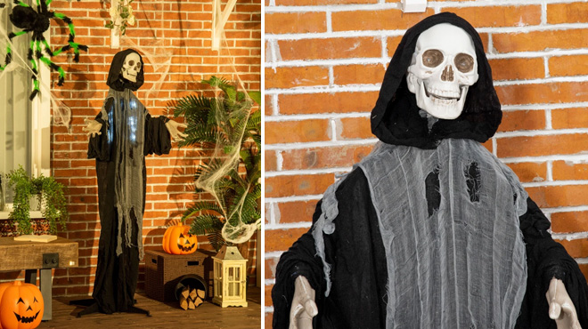 Outsunny 60 Inch Life Size Animated Grim Reaper