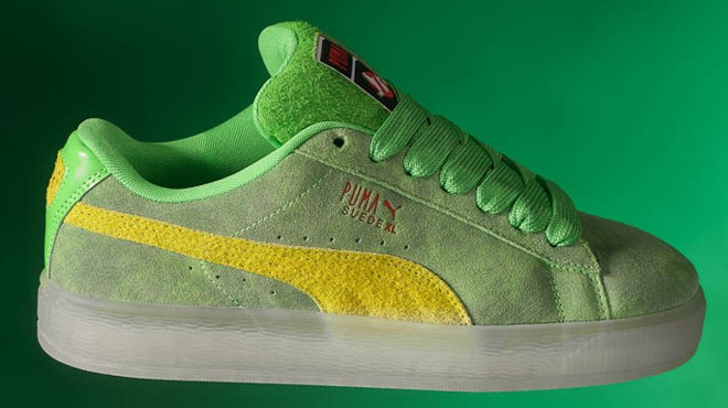 PUMA x Ghostbusters Mens Suede XL Slimer Sneakers