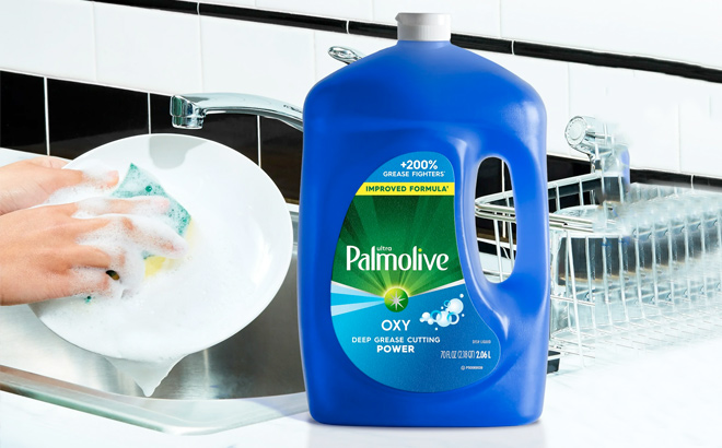 Palmolive Ultra Oxy Liquid Dish Soap Power Degreaser