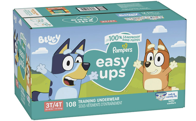 Pampers Easy Ups Bluey Training Pants 108 Count