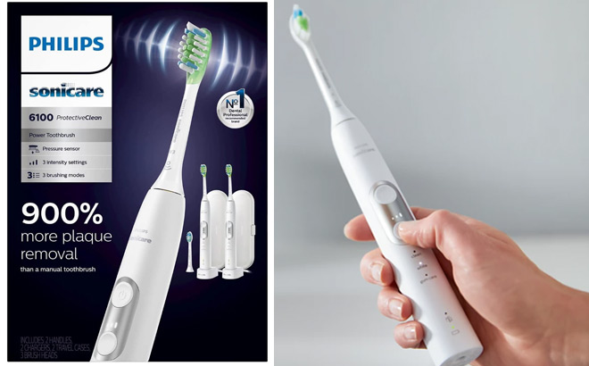 Philips Sonicare 6100 ProtectiveClean Power Toothbrush