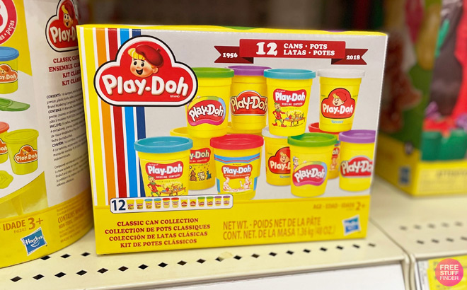 Play Doh Retro Classic Can Collection 12 Pack