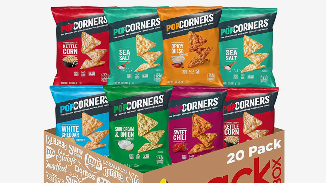 PopCorners Variety Pack Crunch Chips 20 Pack