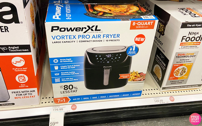 PowerXL 8 Quart Air Fryer on Target Shelf