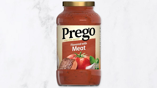 Prego Italian Tomato Pasta Sauce Flavored With Meat