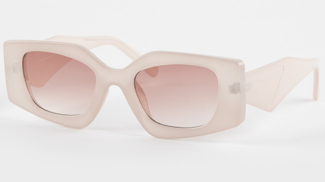 RSQ Translucent Rectangle Sunglasses