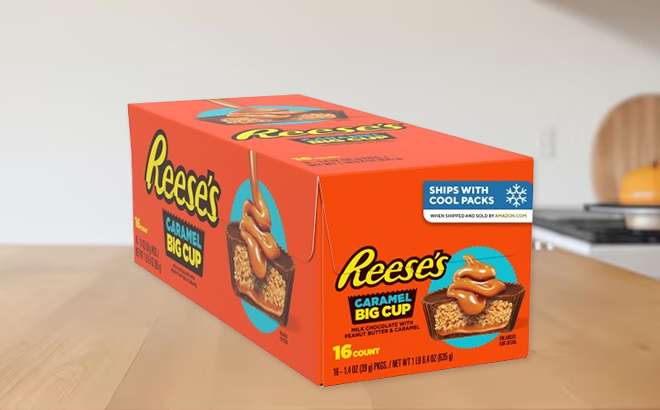 Reese's Big Cup Caramel Milk Chocolate Peanut Butter Cups 16 Count