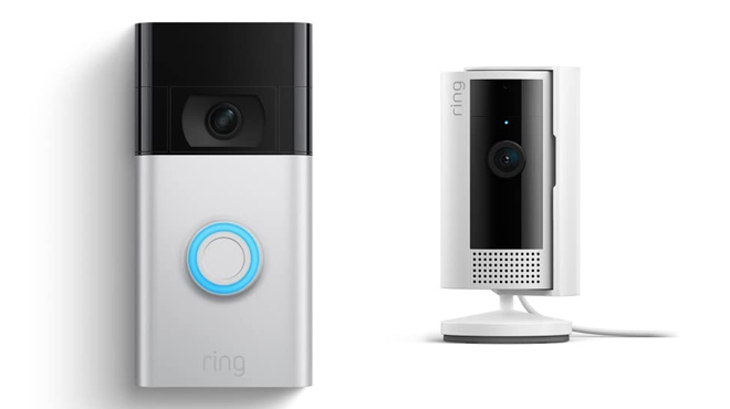 Ring 1080p Video Doorbell with Ring Indoor Cam Bundle