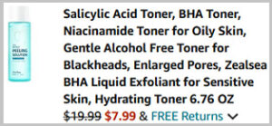 Salicylic Acid Toner Screenshot