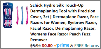 Schick Dermaplaning Tool