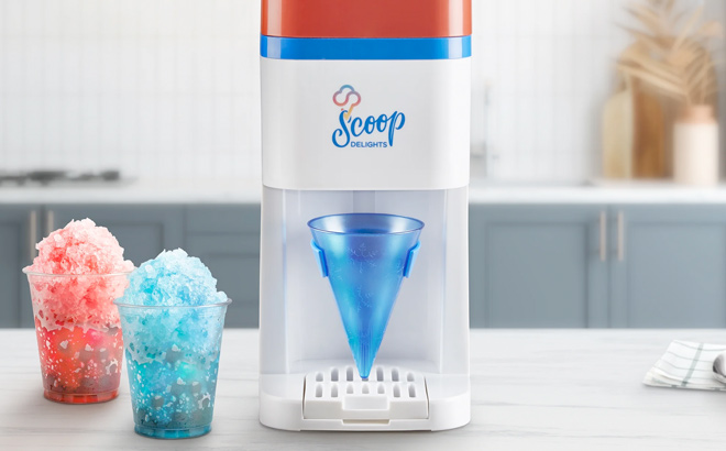 Scoop Delights Electric Snow Cone Shaved Ice Maker