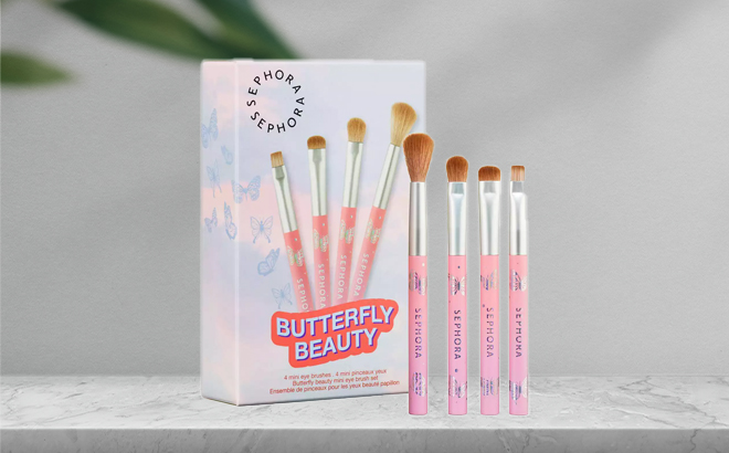 Sephora Collection Mini Butterfly Beauty Eye Brush Set