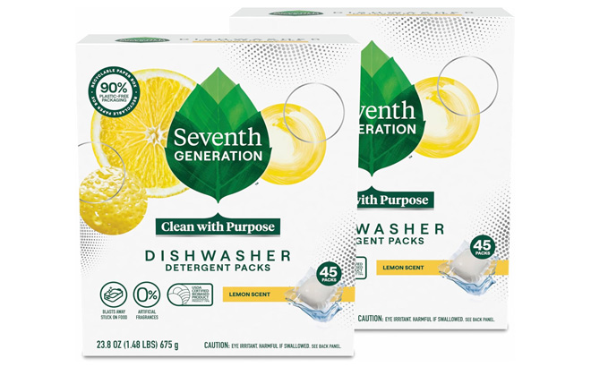 Seventh Generation Dishwasher Pacs