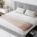 Silvester Upholstered Platform Storage Queen Bed