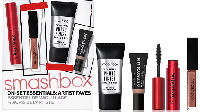 Smashbox 4 Piece On Set Essentials Mini Artist Faves Set