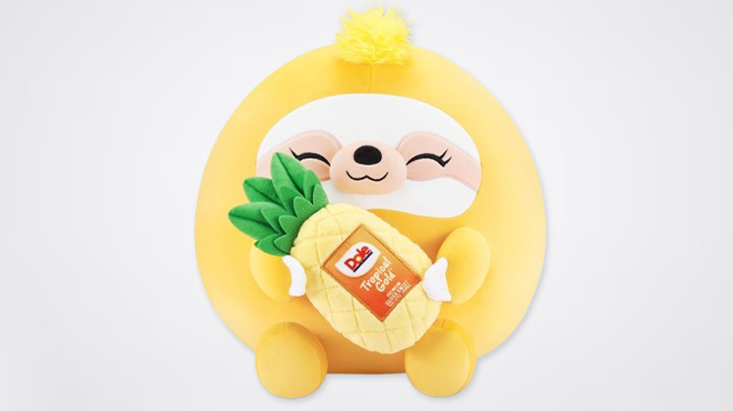 Snackles Series 2 Dole Pineapple Sloth 8 Inch Plush