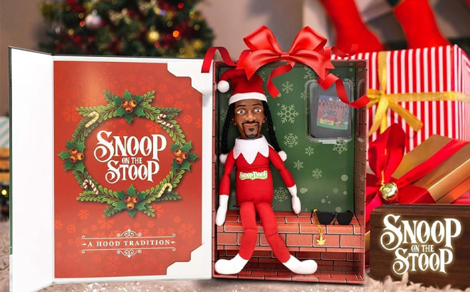 Snoop Dogg Snoop on The Stoop 12 Inch Christmas Red Plush Figurine