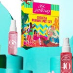 Sol de Janeiro Cheirosa Perfume Travel Minis Set on a Product Stand